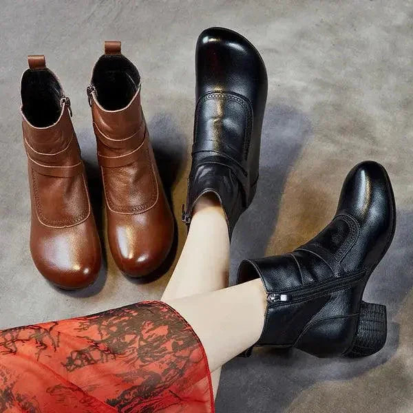 Bota de Cuero Velutto Ortopédica