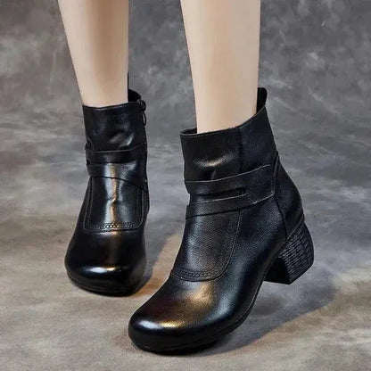 Bota de Cuero Velutto Ortopédica