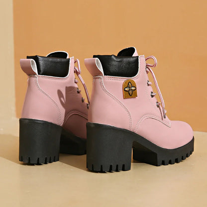 Bota de Cuero Invierno Navidad