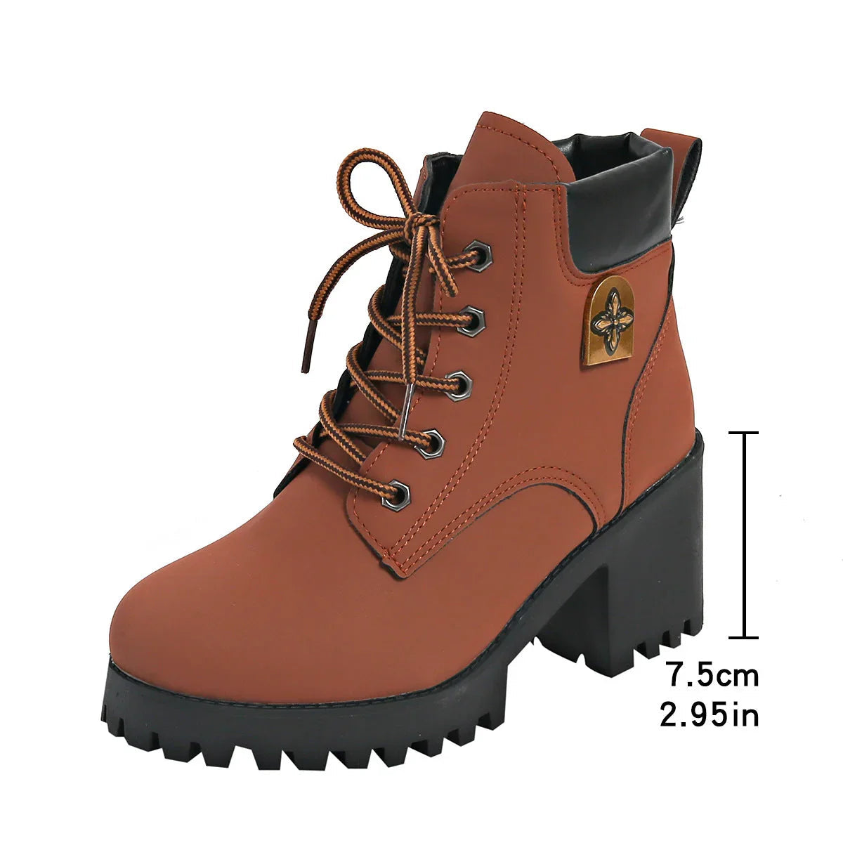 Bota de Cuero Invierno Navidad