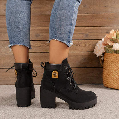 Bota de Cuero Invierno Navidad