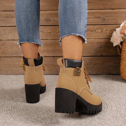 Bota de Cuero Invierno Navidad