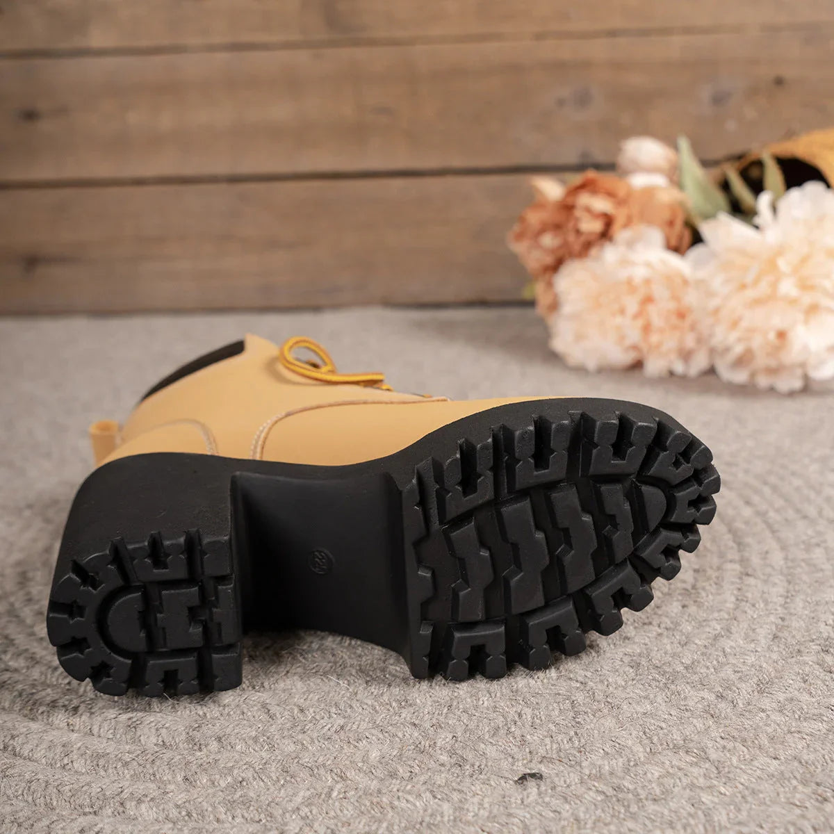 Bota de Cuero Invierno Navidad