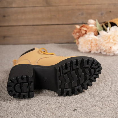 Bota de Cuero Invierno Navidad