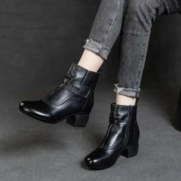 Bota de Cuero Velutto Ortopédica