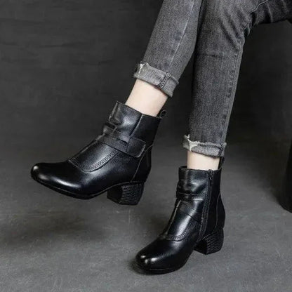 Bota de Cuero Velutto Ortopédica