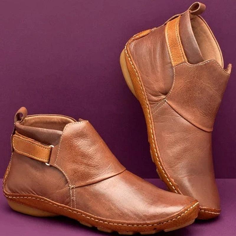 Bota Ortopédica Femenina de Cuero Comfort Alice - Wichau